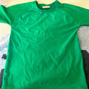 HANNA ANDERSSON Boy’s Short Sleeve Rash Guard Swim Shirt size 120 (6-7)